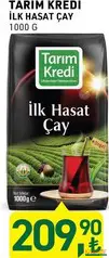 TARIM KREDİ İLK HASAT ÇAY 1000 G indirimli fiyat TARIM KREDİ İLK HASAT ÇAY 1000 G fiyat ve kampanya bilgisi